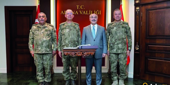 “Ordu Komutanı Korgeneral Topaloğlu, Adana Valisi’ni Makamında Ziyaret Etti”