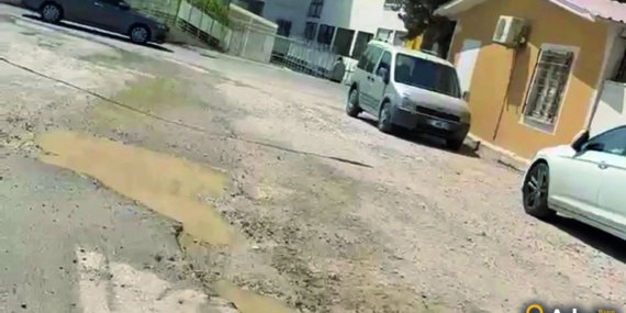 Çukurova’da Vatandaşları Şaşırtan Yol Manzarası