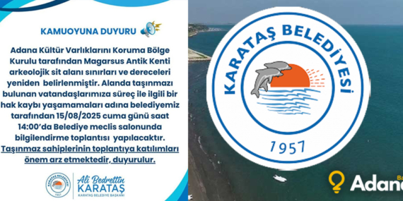 Karataş Belediyesi’nden Önemli Açıklama: Magarsus Antik Kenti’nin Sınırları Yeniden Çizildi