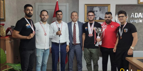 Adana, Görme Engelli Sporcuların Ziyaretiyle Gururlandı