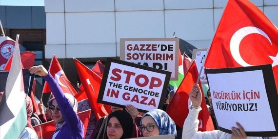 Gündemimiz Sumud, sözümüz insanlık, yolumuz adalet, rotamız barıştır.